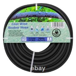 Tuyau de goutte-à-goutte poreux pour jardin avec raccords optionnels disponibles