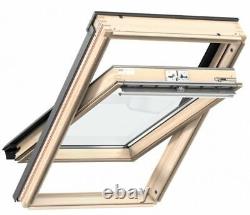 VELUX Fenêtre de toit à pivot central en pin pour combles, lucarne, VELUX GENUINE