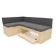 Van Furniture L Forme Camper Van Bed Flat Pack Lightweight Ply Kit 1800x1100