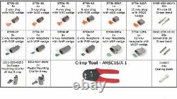 Véritable Deutsch Dt Connector Plug Kit 249pc Crimp Tool Automotive #dt-kit3