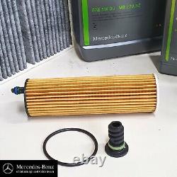 Véritable kit de service Mercedes Classe E w213 avec huile moteur et filtres pour moteur DIESEL OM654