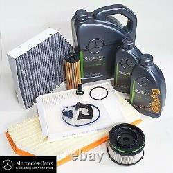 Véritable kit de service Mercedes Classe E w213 avec huile moteur et filtres pour moteur DIESEL OM654