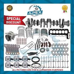 Vilebrequin BMW N57D30B avec kit de reconstruction moteur 3.0 Diesel 3 7 Série tout neuf