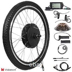 Voilamart 1500w 26rear Electric Bicycle Wheel Conversion Kit With LCD Meter 48v Voilamart 1500w 26rear Electric Bicycle Wheel Conversion Kit With LCD Meter 48v Voilamart 1500w 26rear Electric Bicycle Wheel Conversion Kit With LCD Meter 48v Voila