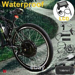 Voilamart Waterproof 26 Kit De Conversion De Vélo Électrique De Roue Arrière Écran LCD
