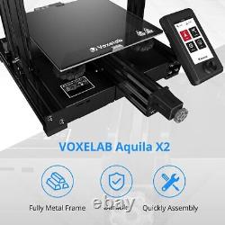 Voxelab Aquila X2 Upgraded Fdm Imprimante 3d Bricolage Kit De Haute Précision Pack Officiel