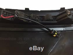 Vw Transporter T5 Drl Kit 2010-15 Facelift Meilleure Qualité Les Couvertures Abs (non Peint)
