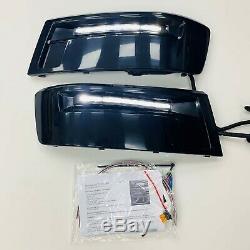 Vw Transporter T5 Drl Kit 2010-15 Facelift Meilleure Qualité Les Couvertures Abs (non Peint)