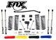 Zone Offroad 4 '' Lift Kit Withfox Chocs Pour 2007-2018 Jeep Wrangler Unlimited Jku