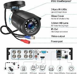 Zosi 8ch 1080p Hdmi Dvr 3000tvl Caméra Cctv Kit Système De Sécurité D'extérieur Hd